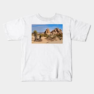 Joshua Tree National Park Digital Painting Kids T-Shirt